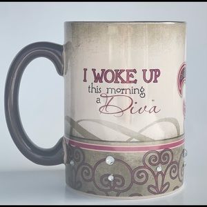 Diva Mug with rhinestones